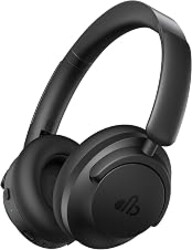 Hybrid Active Noise Cancelling Headphones, Over-Ear Bluetooth Headphone with Hi-Res Audio, 90H Playtime, Deep Bass, Transparency Mode, Foldable Comfort Cups, Graduation Gifts for Travel Office - Black