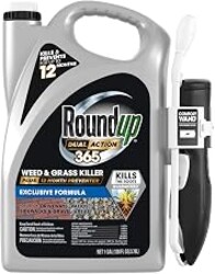 Roundup Dual Action 365 Weed & Grass Killer Plus 12 Month Preventer, 1 gal. | Weed Killer Spray with Comfort Wand, Kills & Prevents for up to 1 Year
