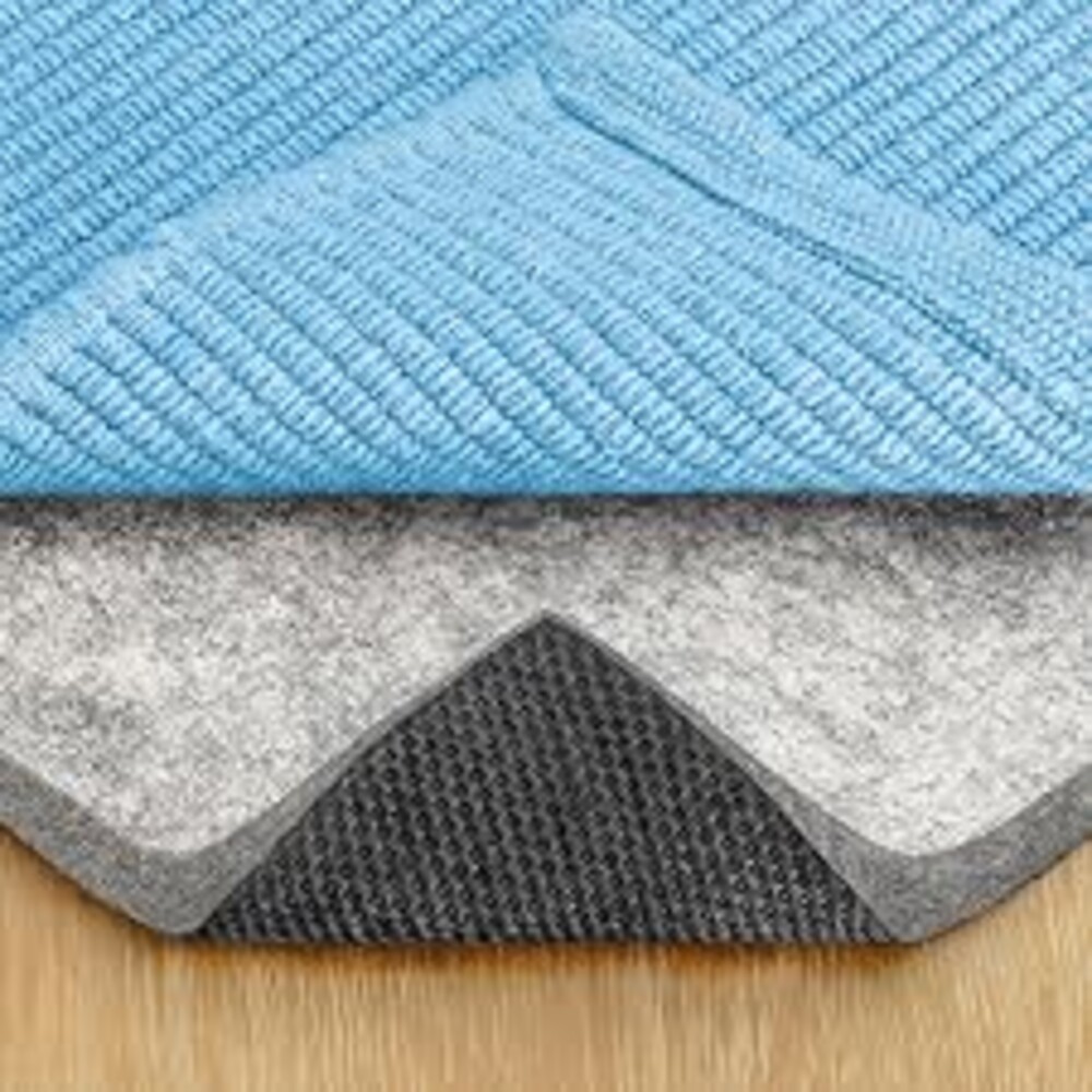 RUGPADUSA - Dual Surface - 10'x14' - 1/2" Thick - Felt + Rubber - Non-Slip Backing Rug Pad - Adds Comfort and Protection - for Hard Surface Floors