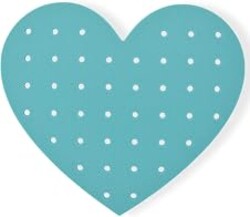 Heart-Shaped Travel Earring Holder | Lightweight 3D-Printed Plastic Jewelry Organizer | Ideal for Gifts and Available in Seasonal Colors