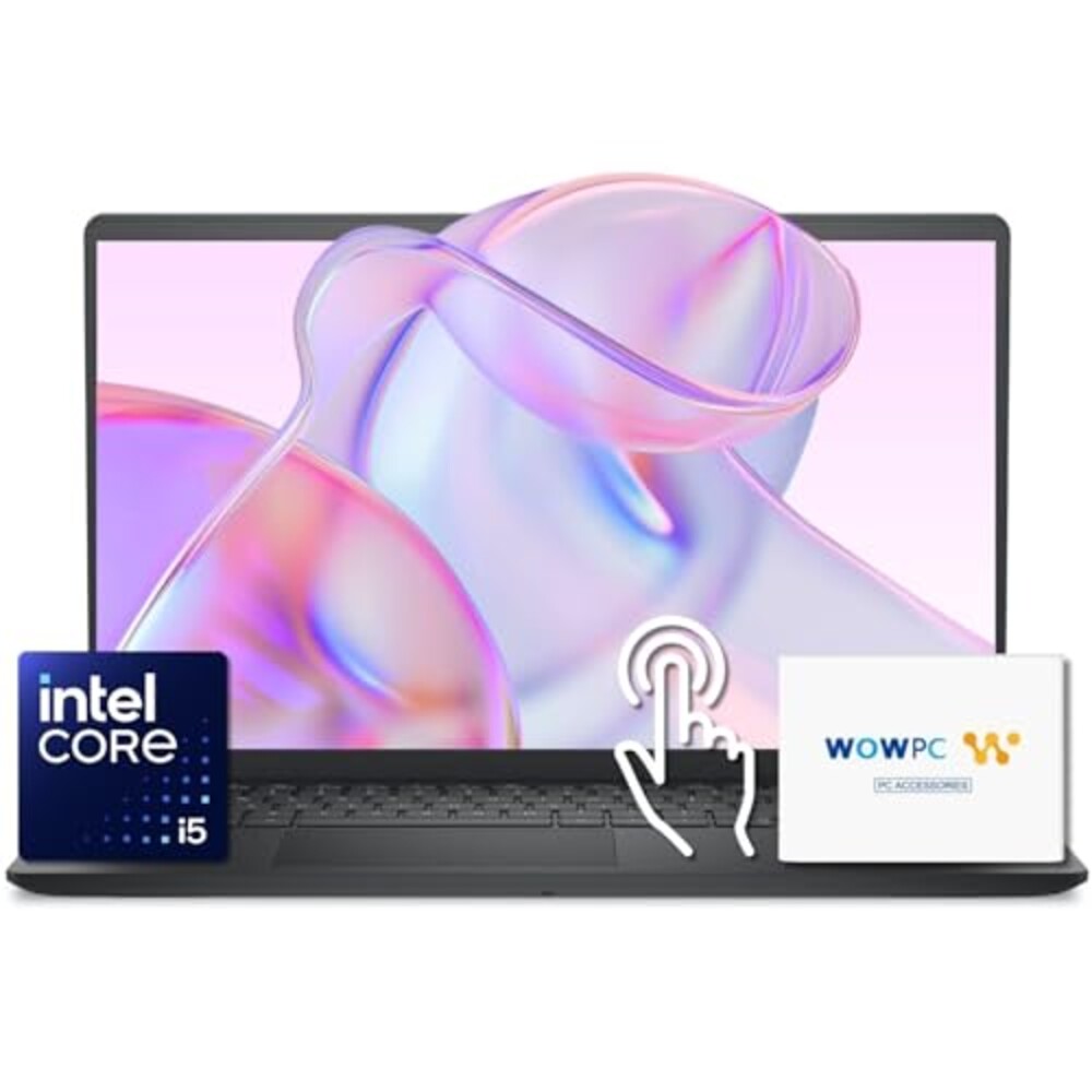 Dell Inspiron 15.6" 2K Touch Business Laptop, New 13th Gen Intel Core i5 (Beat i7-1250U), 16GB RAM, 512GB External and 256GB SSD Storage, Win 11, Office 365 for Web, w/WOWPC Bundle
