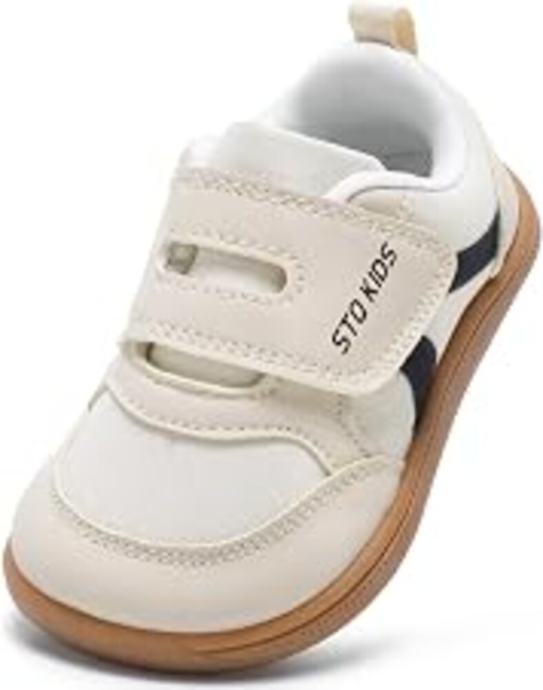 STQ KIDS Toddler Wide Toe Box Shoes Barefoot Boys Girls Sneakers Preschool | Non Slip Sole, Flexible, First Walking Baby Shoe, Kids, Lightweight, Soft, Comfortable, Tennis, Running, Outdoor Activities