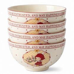 OniAnt Soup Bowls Set of 4, 29 oz Cerami