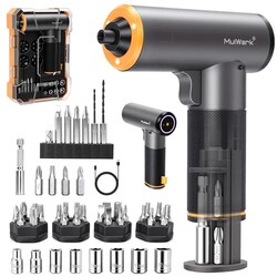 MulWark Electric Screwdriver Set, 4V Cor