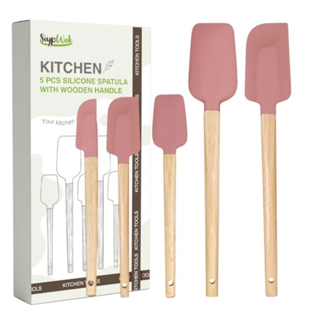 Silicone Spatula Set, Food Grade Rubber
