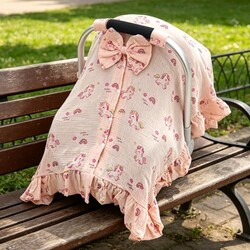 Muslin Car Seat Cover Baby, Infant Car S