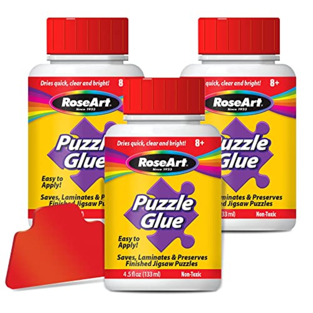RoseArt Jigsaw Puzzle Glue with Applicat