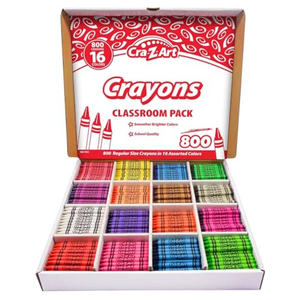 Cra-Z-Art Crayon Bulk Class Pack 800ct 1
