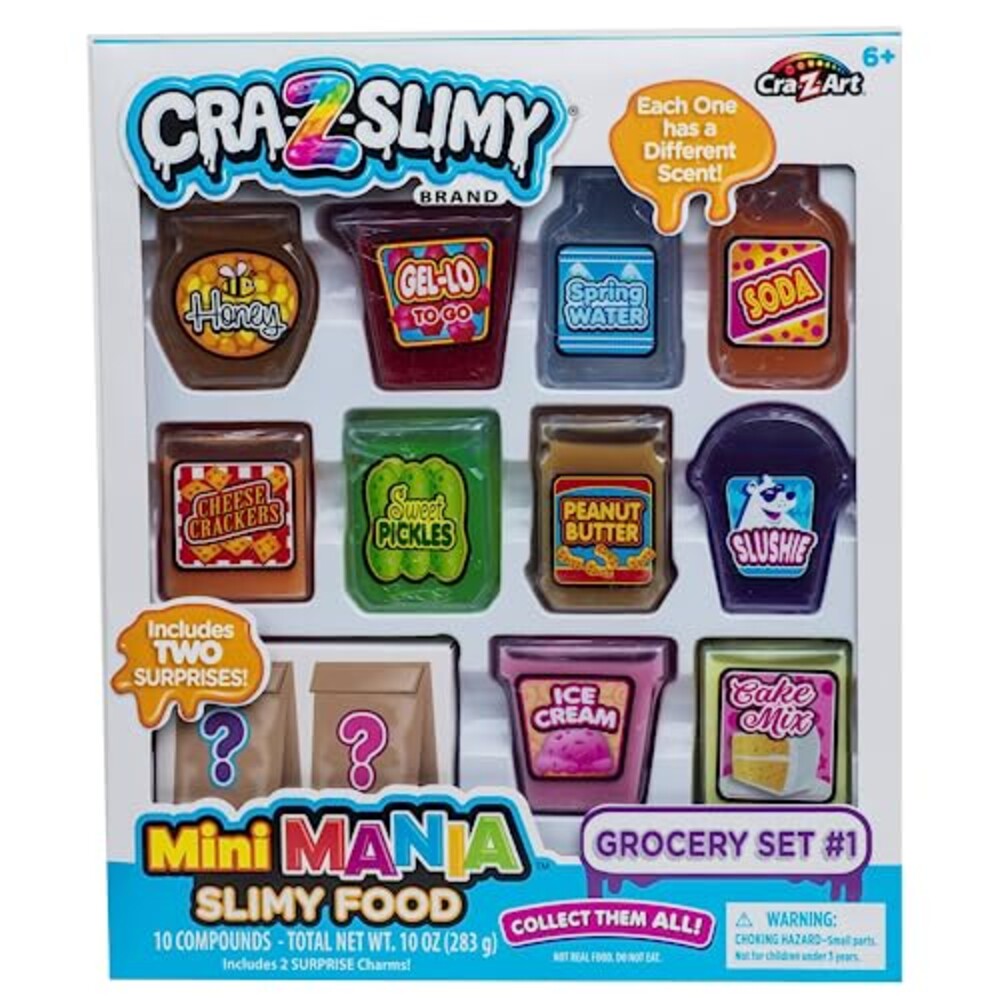 CRA-Z-Slimy Mini Mania Grocery Set, 10-C
