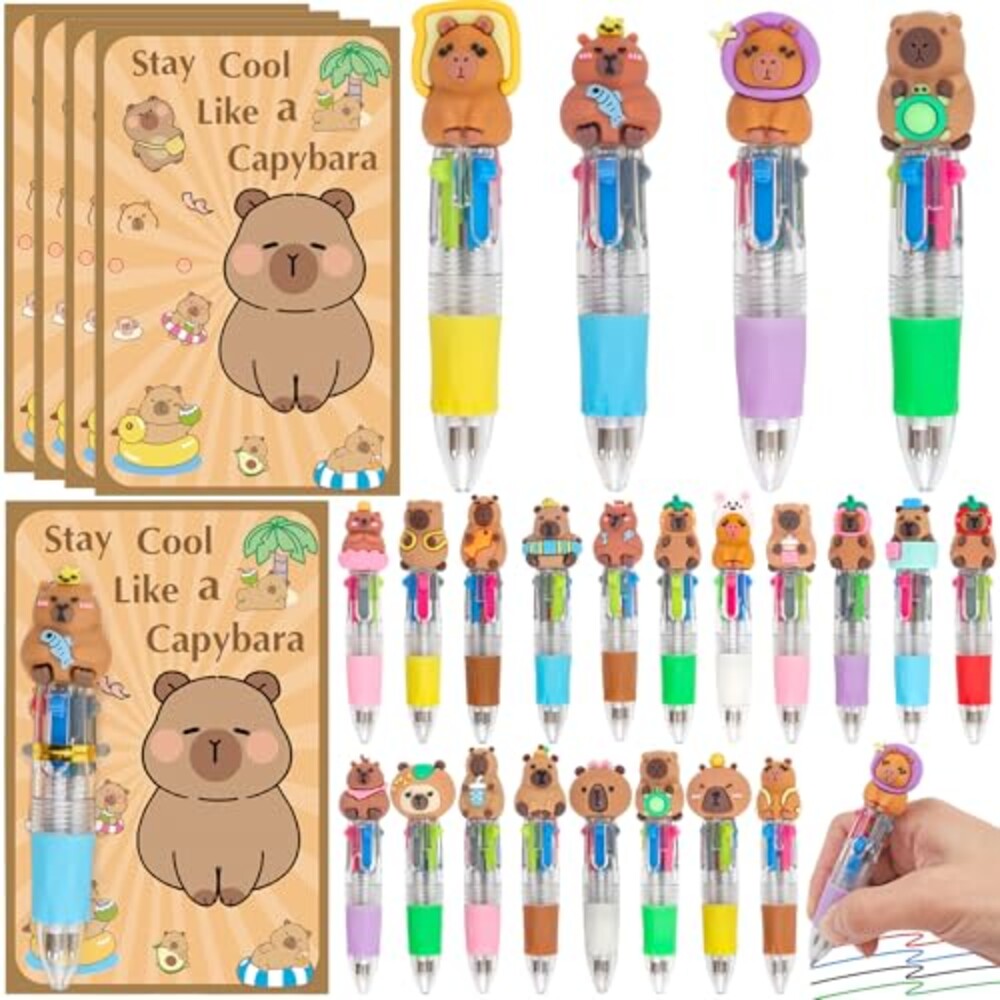 Mepmela 24 Pack Capybara Party Favors, C
