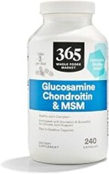 365 by Whole Foods Market, Glucosamine Chondroitin and MSM, Supports Healthy Joints, 240 Capsules