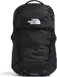 The North Face Recon Everyday Laptop Backpack, Blk/Blk-NPF, One Size | Daypack, Water Repellent, Laptop Sleeve, 2 Water Bottle Pockets