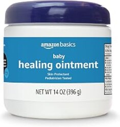 Amazon Basics Healing Ointment for Babies, Skin Protectant for Dry or Cracked Skin, Pediatrician Tested, 14 Ounce, 1-Pack (Previously Solimo)