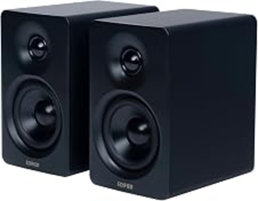 Edifier M60 Multimedia Speaker, 66W RMS Computer Speaker, Black | Bluetooth 5.3, Hi-Res Audio with LDAC, 3" Mid Bass & 1" Tweeter, USB-C AUX Inputs, Compact Desktop Speaker