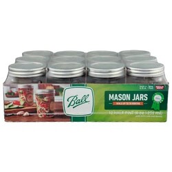 Ball Regular Mouth Mason Jars 8 oz. (12