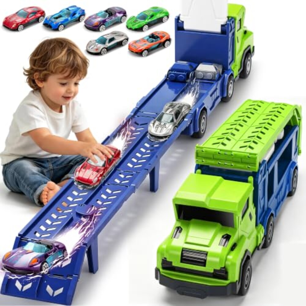 BainGesk Truck Car Toys for 3, 4, 5, 6 Y