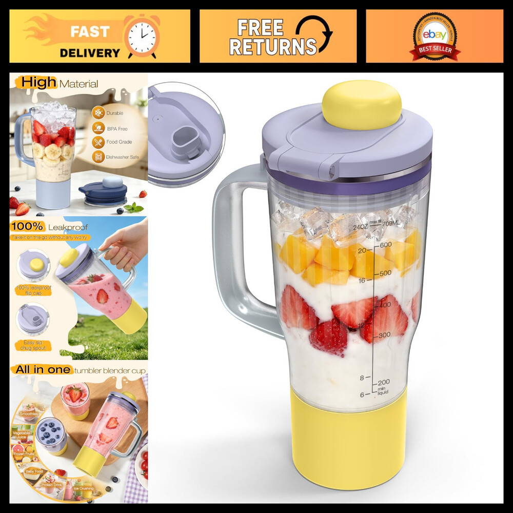 26oz Blender Cup Replacement for Ninja - Durable, BPA-Free, Fits Most Blenders