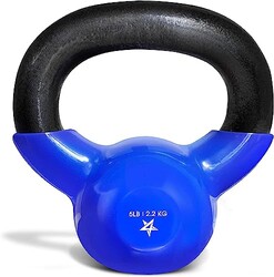 Yes4All Kettlebell, 5 lb Vinyl Coated Ca