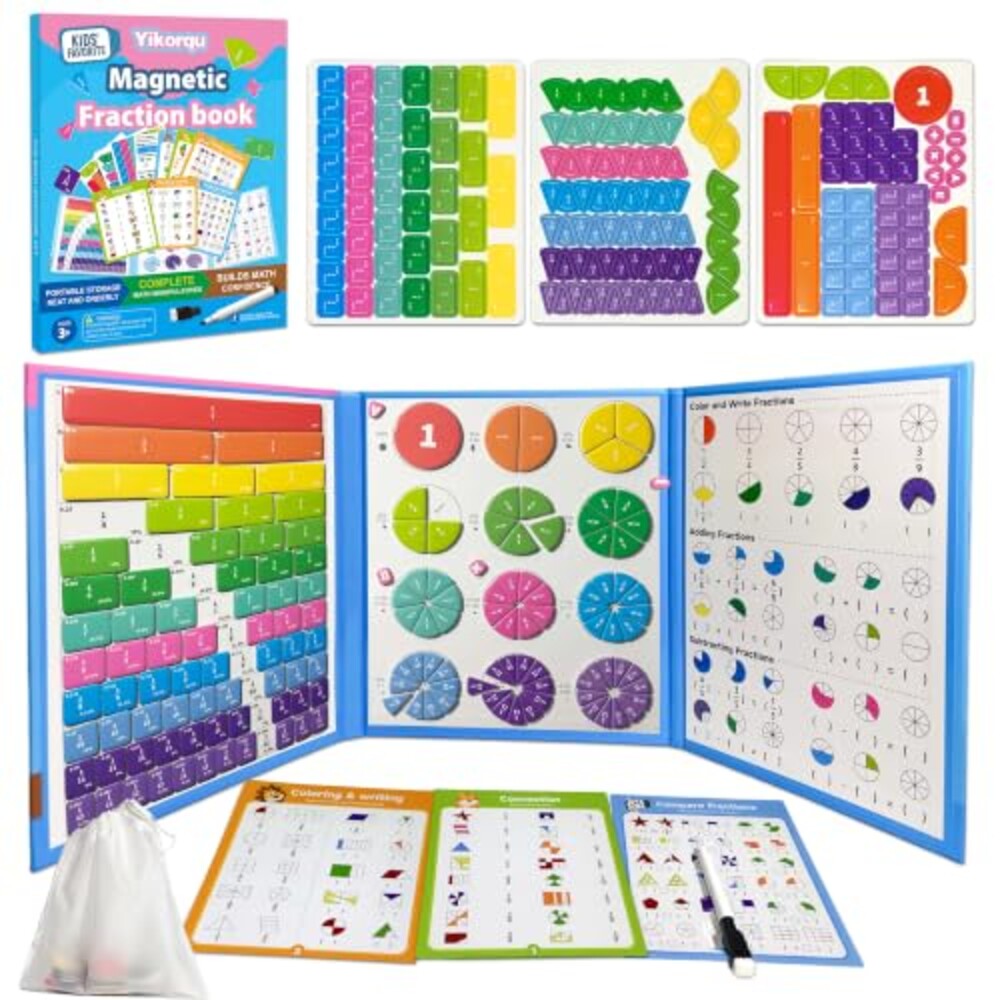 Magnetic Fraction Playbook 164 PCS, Magn