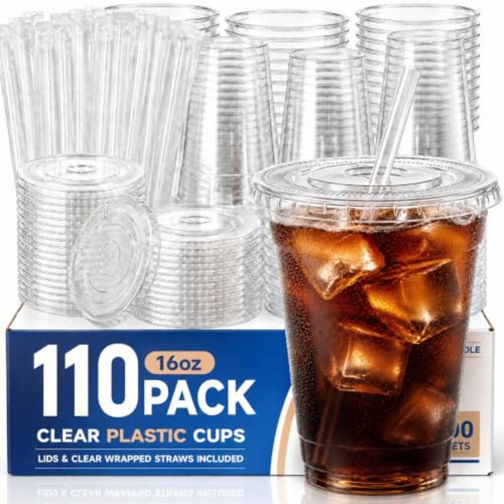 JYTHGPUC 110 Pack 16 oz Disposable Clear