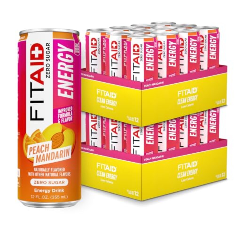 FITAID Energy Zero Sugar Peach Mandarin