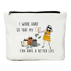 Funny Cats Makeup Bag, Cat Lover Gifts C