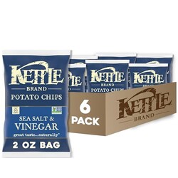 Kettle Brand Potato Chips, Salt & Vinega