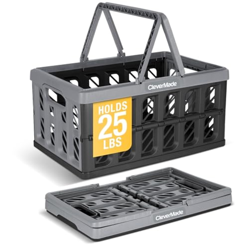 CleverMade Collapsible Shopping Basket,