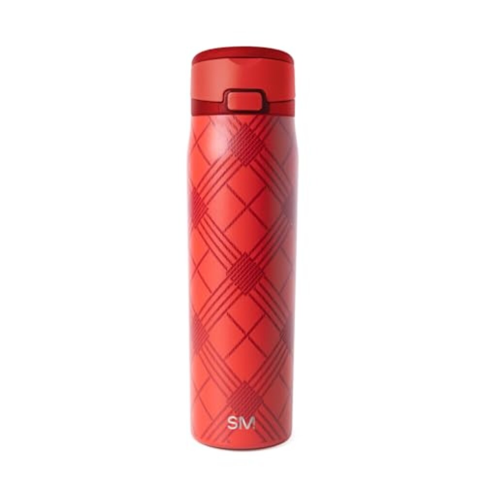 Simple Modern Christmas Water Bottle wit