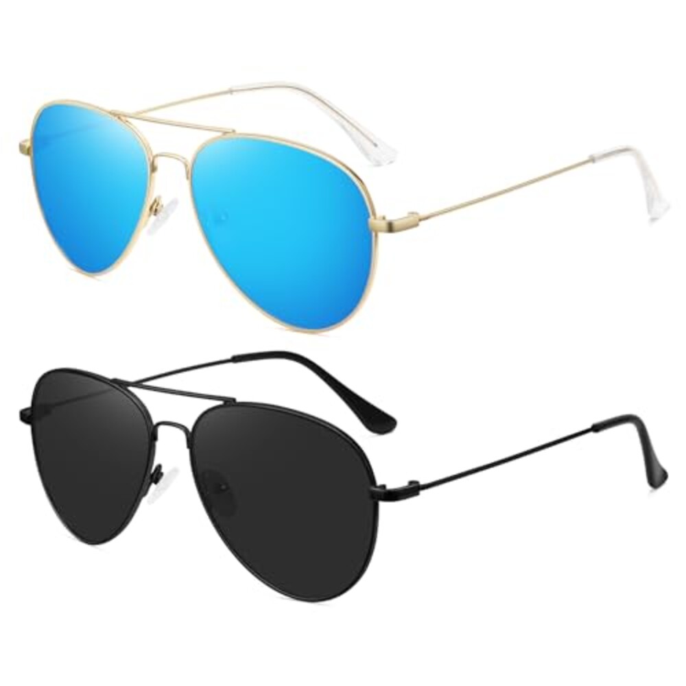 WOWSUN Classic Polarized Aviator Sunglas