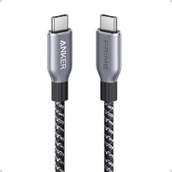 Anker Prime USB C to USB C Cable, 240W Fast Charging Durable Cable (3 ft) | USB 2.0 Upcycled Braided Nylon, 100-Year Bend Durability for iPhone 17 / 17 Pro / 17 Pro Max, MacBook, Galaxy, and More