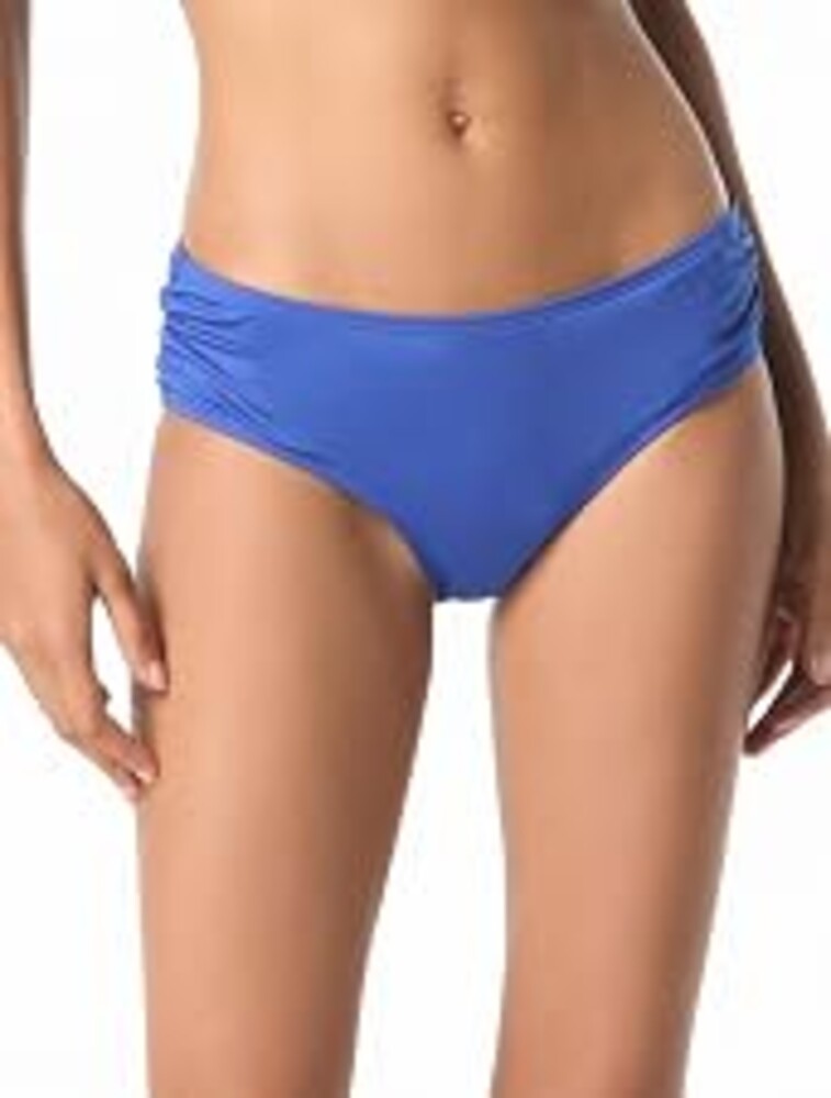Michael Kors Women's Solid Shirred Bikini Bottom