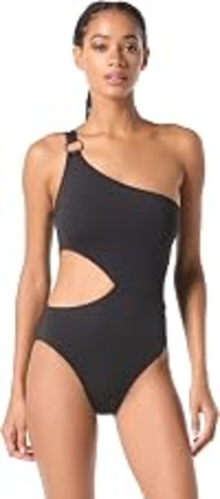 Michael Kors Women's One Shoulder Cut Out One Piece
