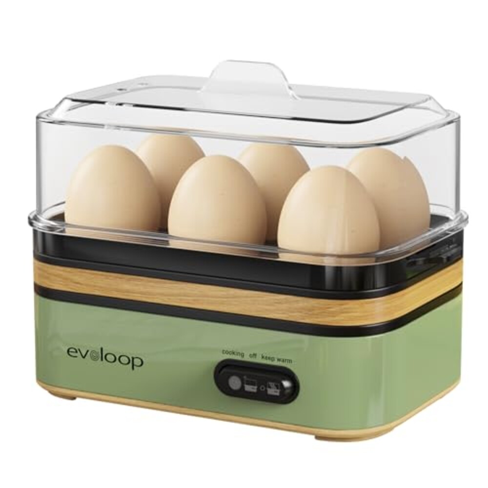 Evoloop Rapid Egg Cooker Electric 6 Eggs