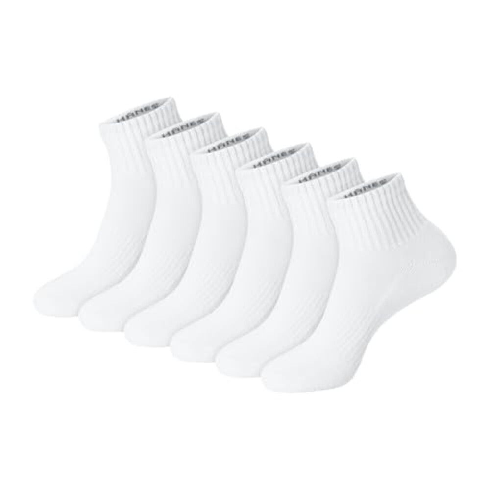 HANES Unisex Plain White Socks Pack or P