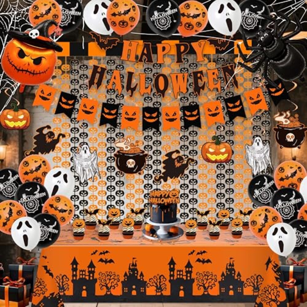 Jenmir 54-Piece Halloween Party Decorati