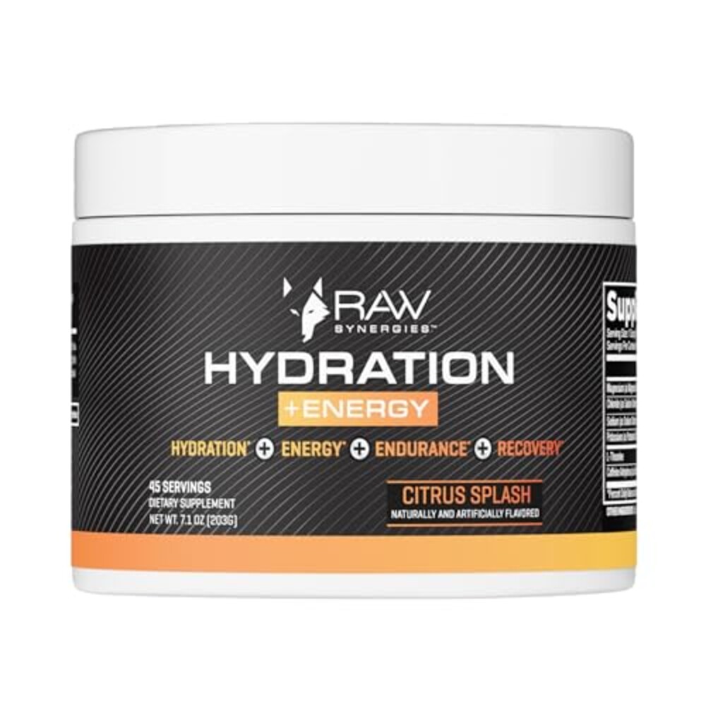RAW Synergies Hydration + Energy, Citrus