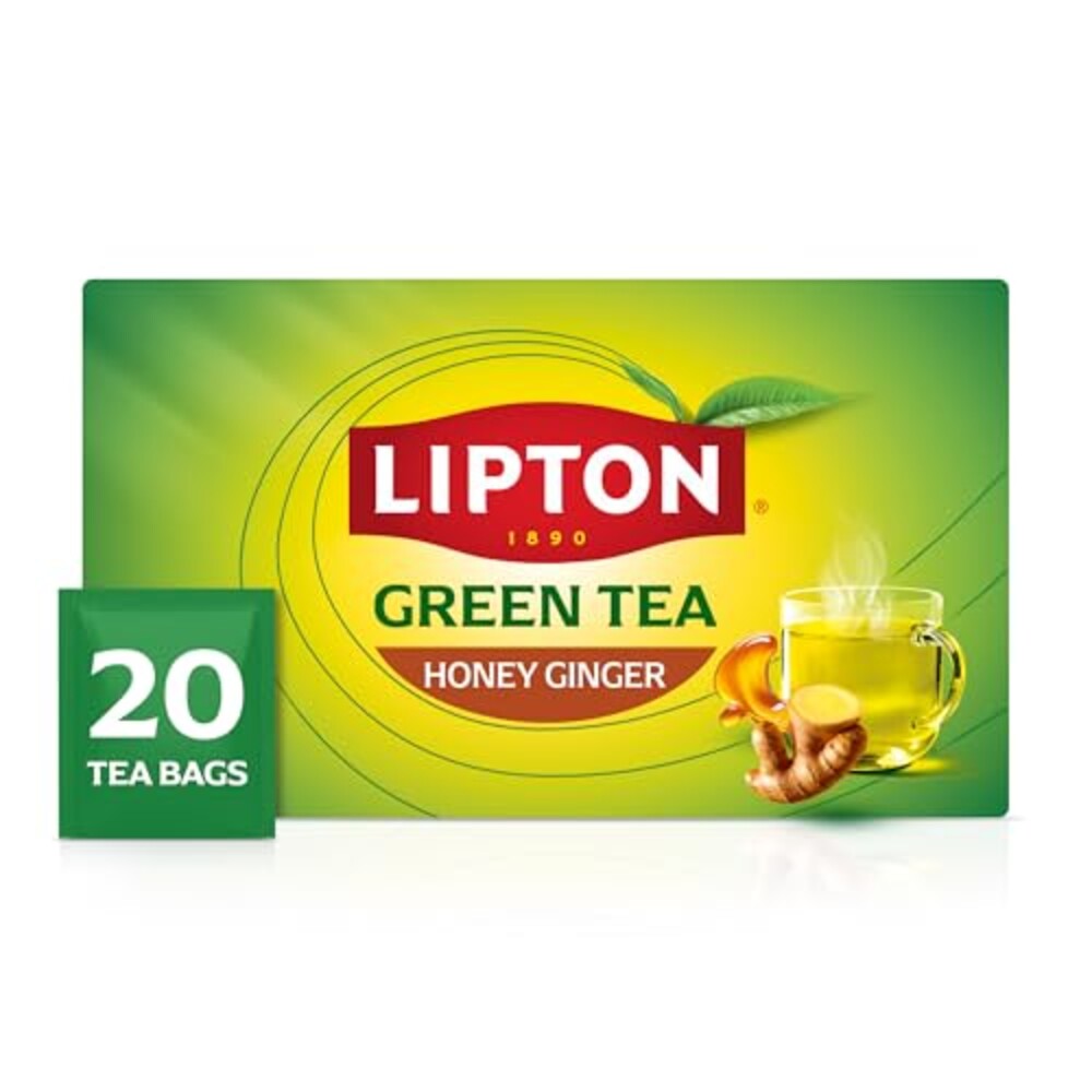 Lipton Honey Ginger Green Tea Bags 20-Co