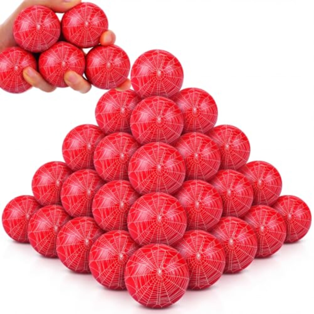 Soulchen 24 Pcs Stress Balls Spider Part