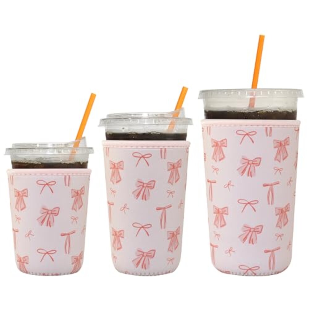 Xumbtvs 3 Pack Reusable Iced Coffee Slee