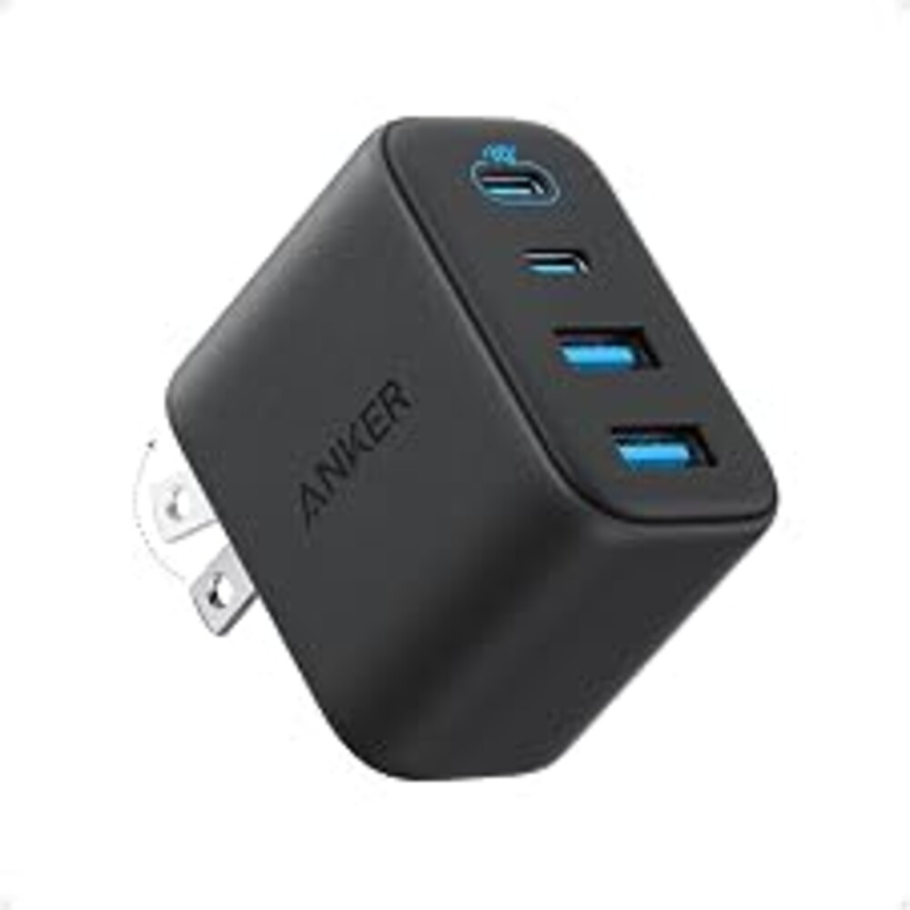 Anker Zolo USB C Charger Block, 50W Max Output Type C Charger Fast Charging | 2 USB C and 2 USB A, for iPhone 17/17 Pro Max/16 Series, MacBook, iPad, Pixel, Galaxy, Apple Watch and More (1-Pack, Black)