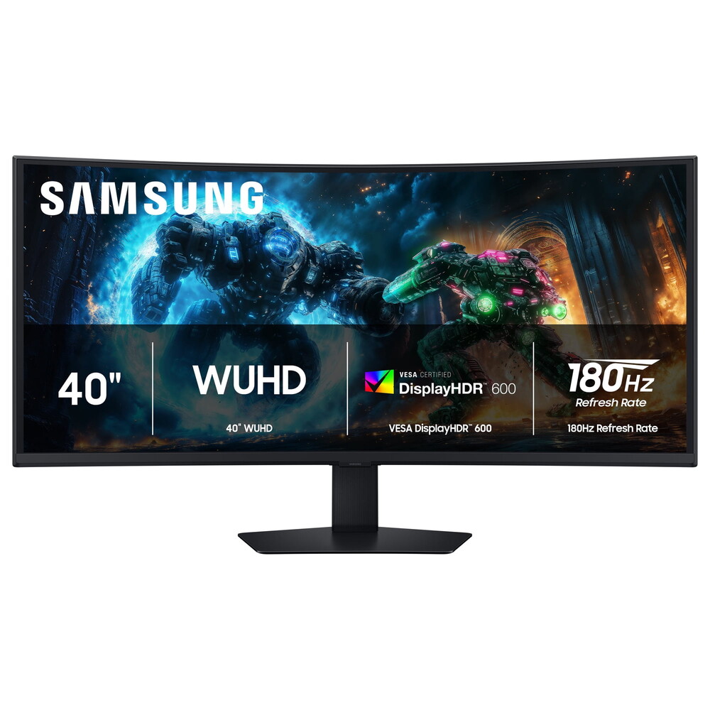Samsung 40" Odyssey G7 G75F WUHD 180Hz Curved Gaming Monitor - LS40FG75DENXZA