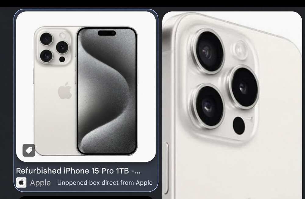 Apple iPhone 15 Pro - 1 TB - White Titanium (Unlocked) Original Sealed Box Apple