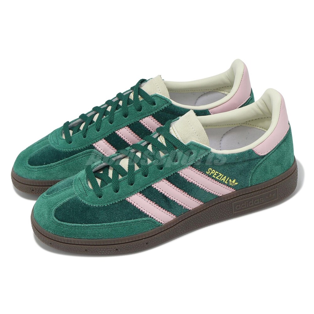 adidas Originals Handball Spezial W Collegiate Green Pink Velvet Women JI2648