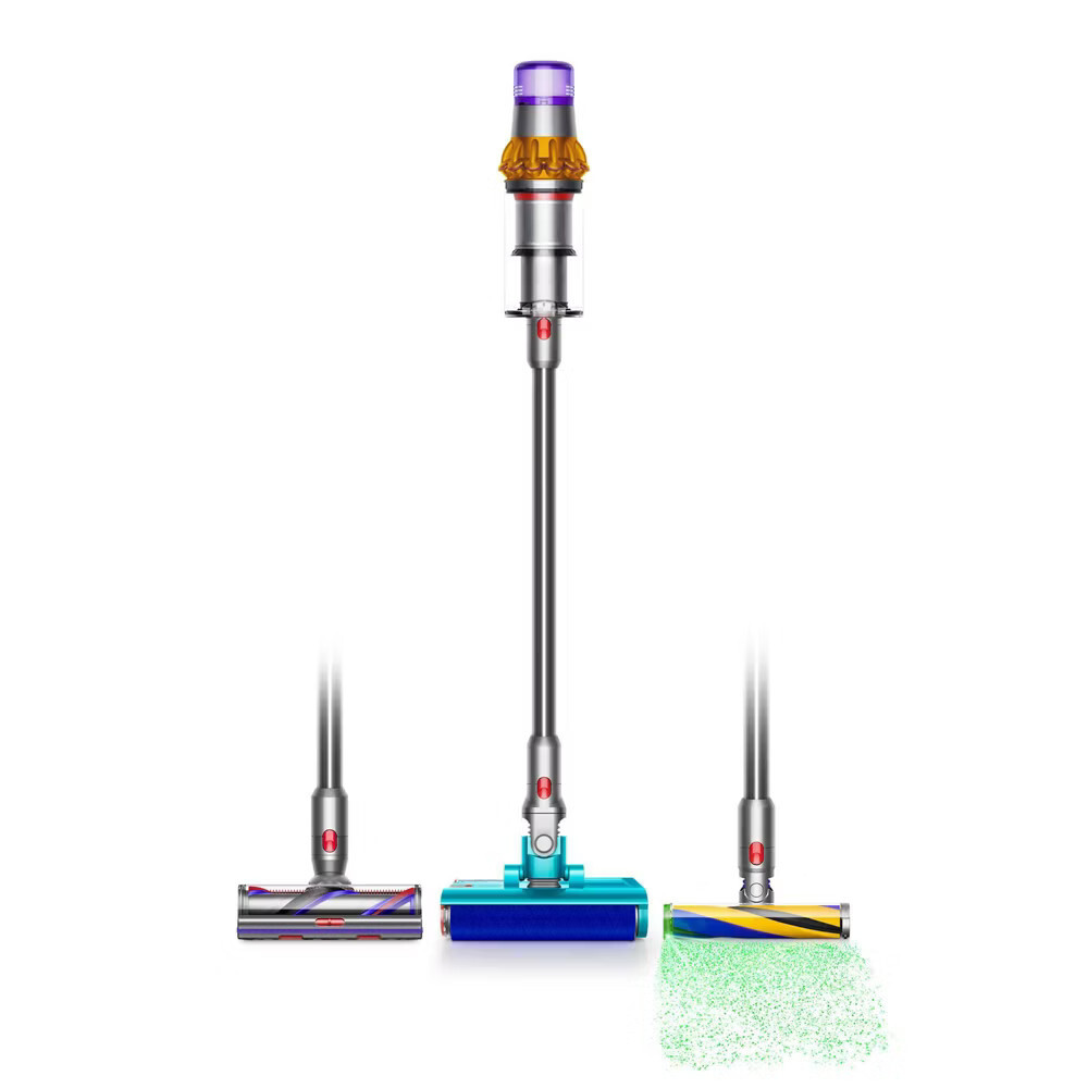 Dyson V15s Detect Submarine Cordless Stick Vacuum 10" Path Yellow: