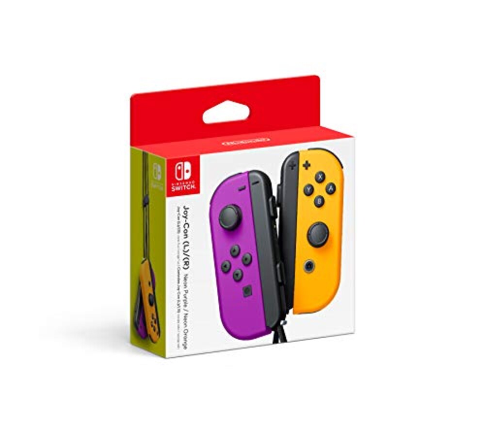 Nintendo Neon Purple/Neon Orange Joy-Con
