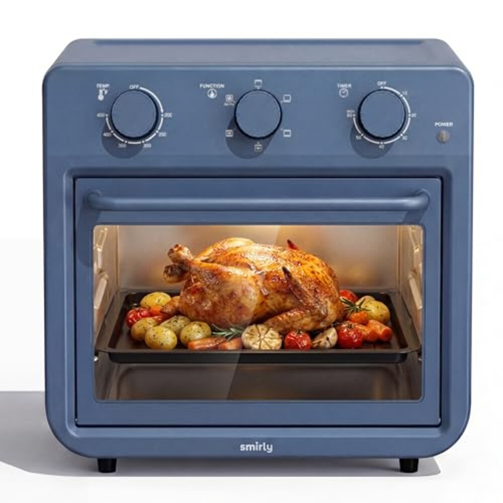 SMIRLY 6-in-1 Air Fryer Toaster Oven Com