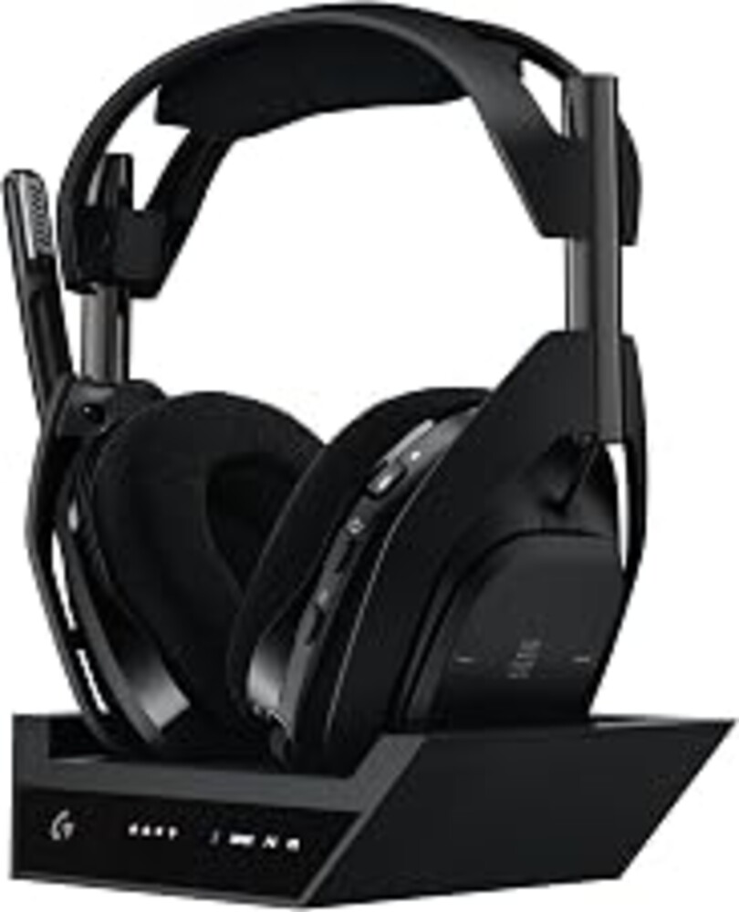Logitech G Astro A50 X Multi-Platform Wireless Gaming Headset - Black | For PS5, Xbox, PC, Switch - PLAYSYNC Video & Audio Switcher, HDMI 2.1 4K 120Hz VRR, 24bit/48kHz, <24hr Battery, 2.4GHz & BT