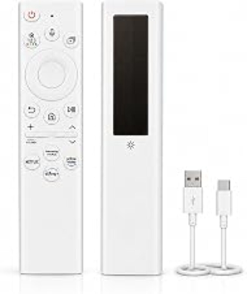 for Samsung Frame TV Remote, Compatible with Samsung Smart TV 2018-2026,Solar Chargeble Voice Remote Control, USB-C Fast Charging, Bluetooth Pairing, 2-Year Warranty