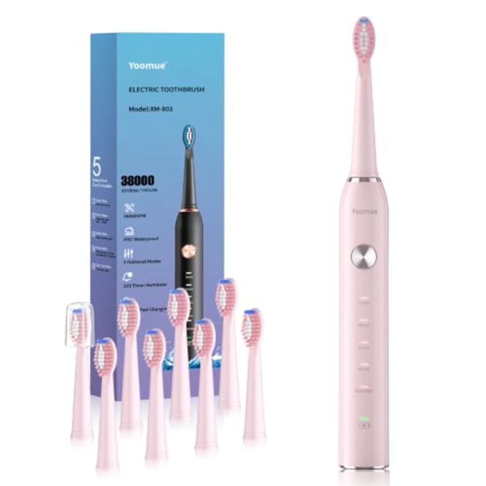 Yoomue Sonic Electric Toothbrush for Adu